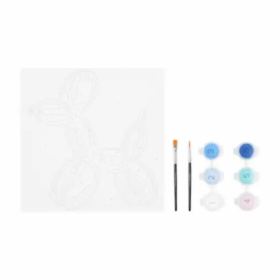 VIVID by Brea Reese&reg; Balloon Dog Acrylic Paint-by-Number Kit {4}
