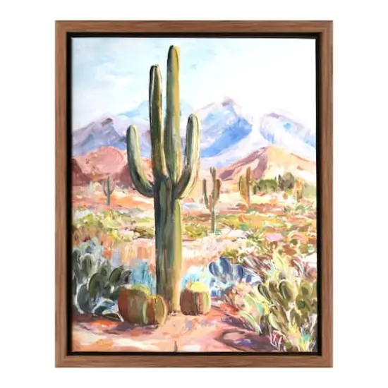 10" Cactus Canvas Wall Art by Ashland&reg; {1}