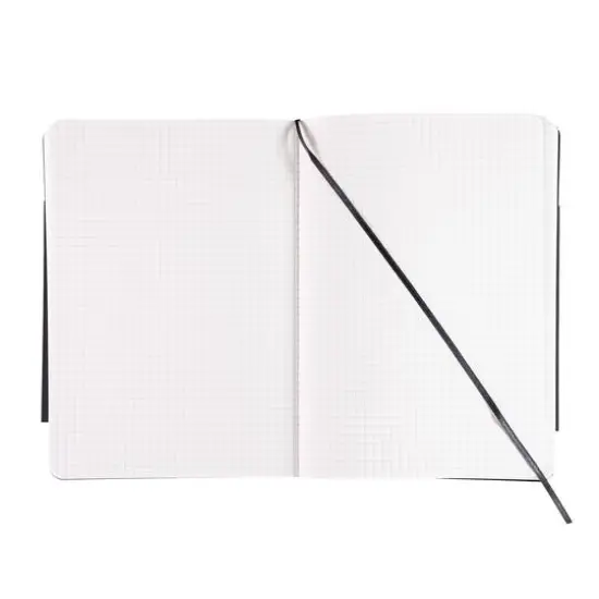 Fabriano&reg; EcoQua Plus A5 Graph Stitch-Bound Notebook Gray {5}