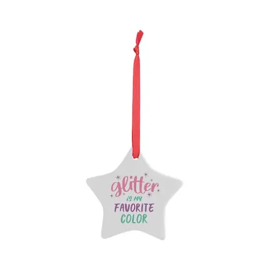 Craft Express 25ct. 3" Sublimation Star Ceramic Ornaments {3}