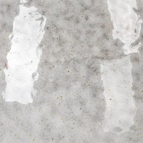 Hello Honey&reg; 8" Gray Reactive Glaze Round Stoneware Planter with Wood Stand {8}