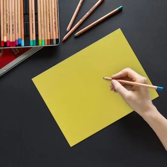 JAM Paper Matte 8.5'' x 11'' 28lb. Paper, 50 Sheets Chartreuse {4}