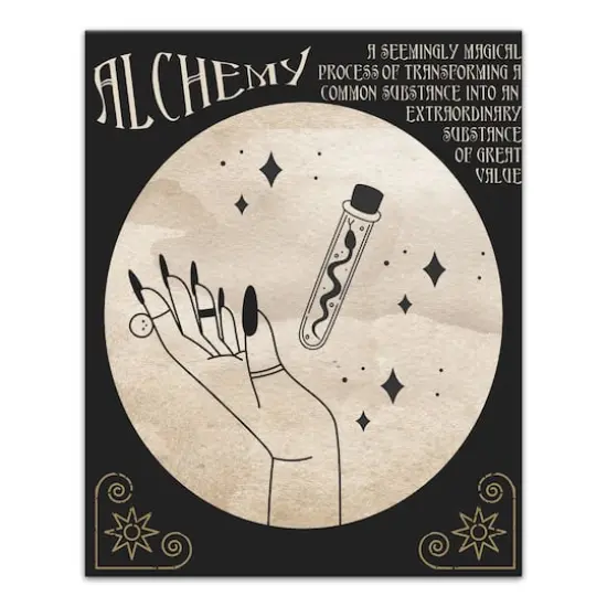 Alchemy Hand Potion 8 16" x 20" Canvas Wall Art {1}
