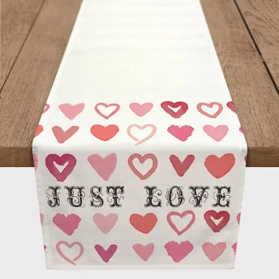 Just Love 16" x 72" Poly Twill Table Runner {1}