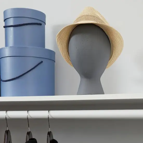 FloraCraft&reg; SmoothFōM&reg; White Foam Faceless Head {8}