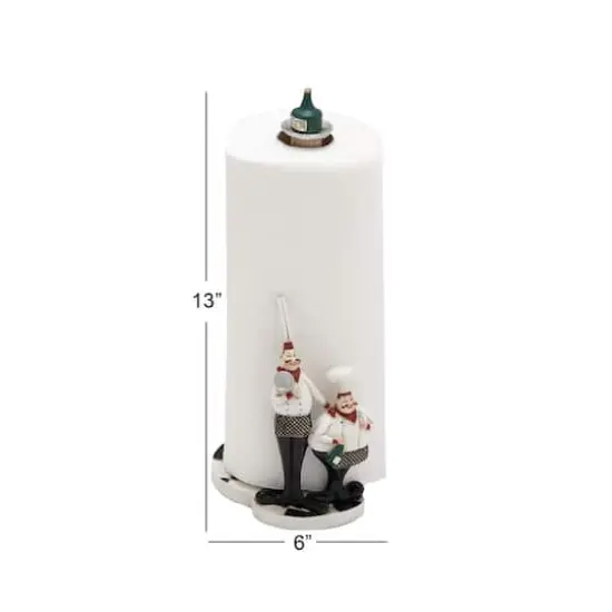 13" Chef Figurine Paper Towel Holder {8}