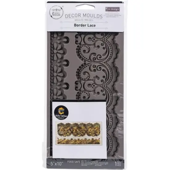 Redesign with Prima&reg; Decor Mould&reg; Border Lace Silicone Mold {1}