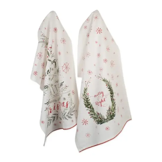 DII&reg; Noel Printed Dishtowel Set {1}