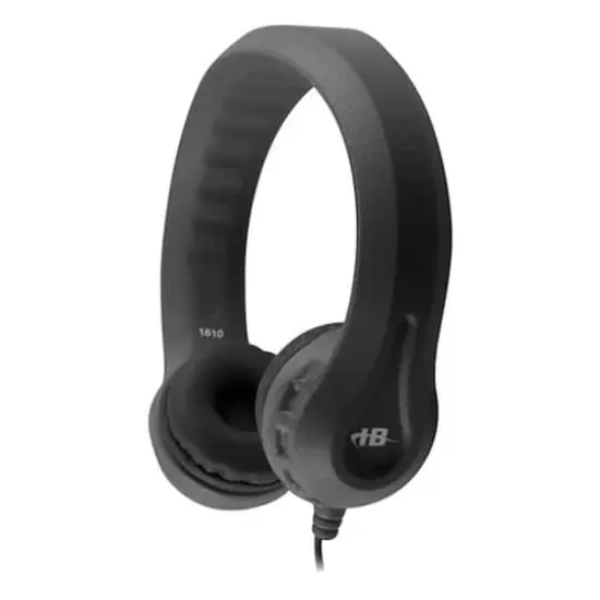 HamiltonBuhl&reg; Flex-Phones&trade; Black Indestructible Foam Headphones {3}