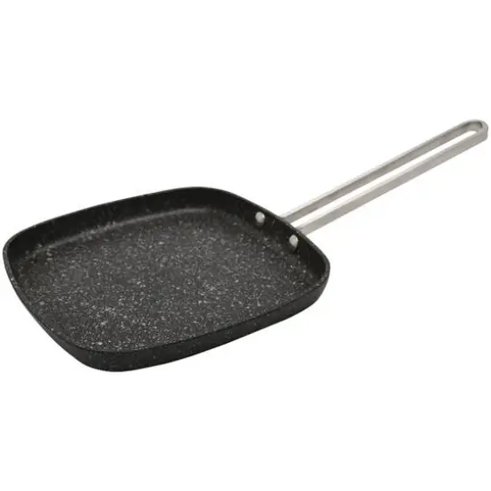 THE ROCK by Starfrit 6" Personal Griddle Pan With Stainless Steel Wire Handle {1}