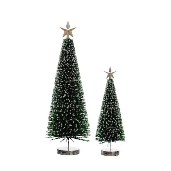 Star Bottle Brush Tree Tabletop D&eacute;cor by Ashland&reg; Green {4}