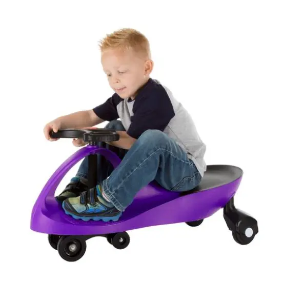 Toy Time Ride-On Zig Zag Car Purple {8}