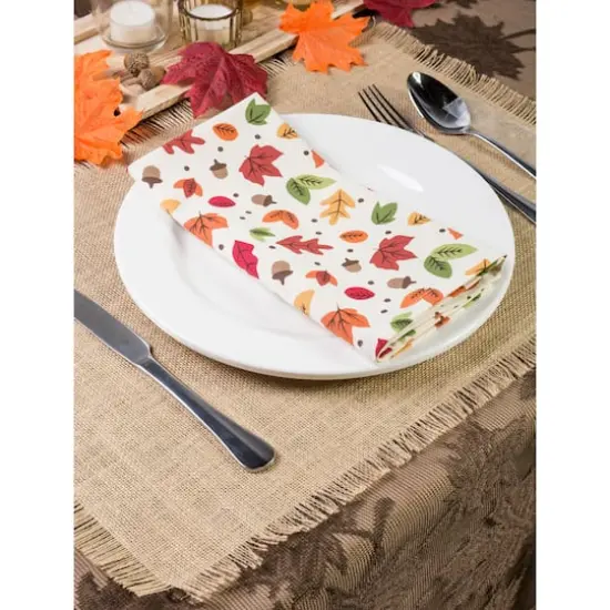 DII&reg; Falling Leaves Print Dinner Napkins, 6ct. {5}