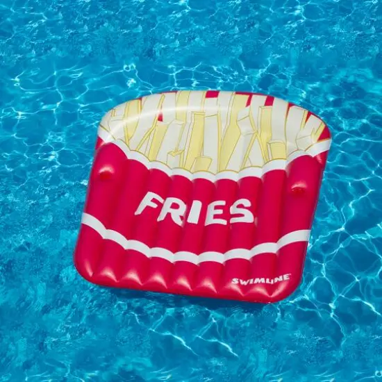 69" Inflatable French Fries Swimming Pool Float {5}