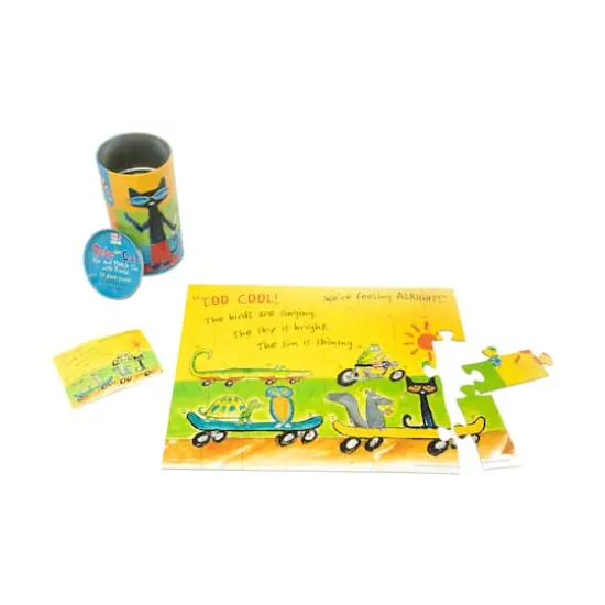 Pete the Cat Mix and Match Tin with Puzzle: 24 Pcs {3}