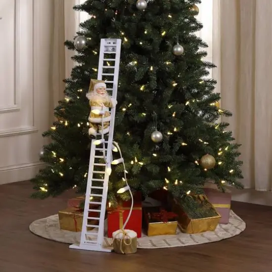 90th Anniversary Collection 43" Animated & Musical Super Climbing Santa {3}