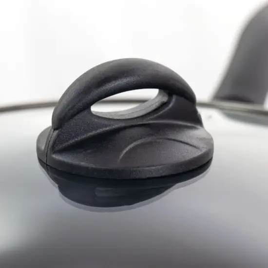 Oster Clairborne 10.25" Charcoal Gray Aluminum Saut&eacute; Pan with Lid {5}