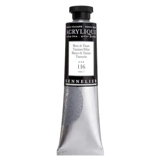 Sennelier Extra Fine Artists' Acrylic Paint, 60mL 116 Titanium White {1}