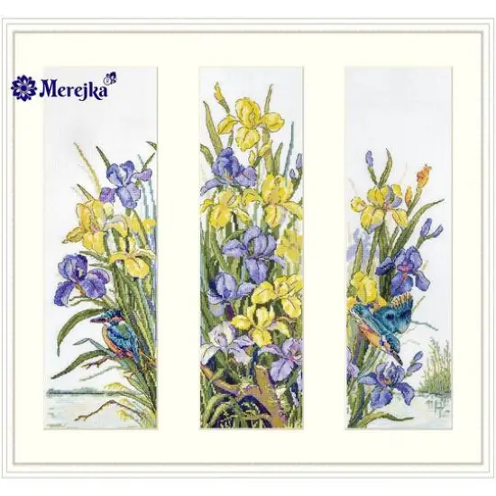 Merejka Counted Cross Stitch Kit Frogs in the Flowers K-135 {3}