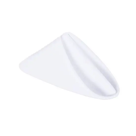 White Commercial Quality 18" x 18" Napkin Set, 6ct. {3}