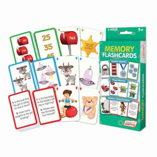 Junior Learning&reg; Memory Flashcards Educational Set {1}