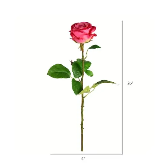 Deep Pink Rose Stem, 6ct. {3}