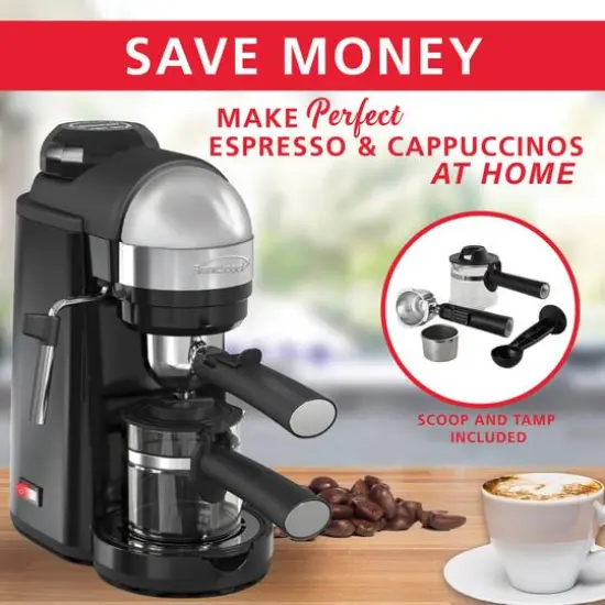 Brentwood 20oz. 800 Watt Espresso & Cappuccino Maker {8}