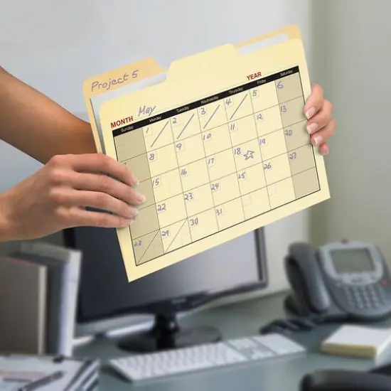 Find It Trading Manila Calendar Folder, 12ct. {4}