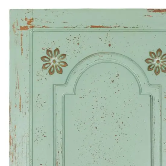 78" Green Farmhouse Floral Wood Wall D&eacute;cor {3}