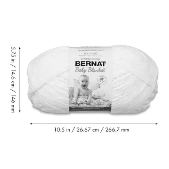 4 Pack Bernat&reg; Baby Blanket&trade; YarnLittle Boy Dove {11}