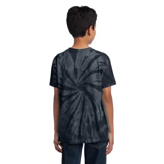 Port & Company&reg; Youth Tie-Dye T-Shirt Black {6}