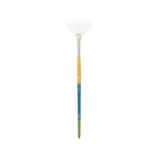 Princeton&trade; Snap!&trade; Series 9850 White Taklon Short Handle Fan Brush {1}