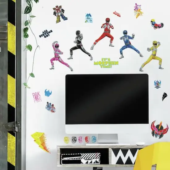 RoomMates Power Rangers Peel & Stick Wall Decals {3}