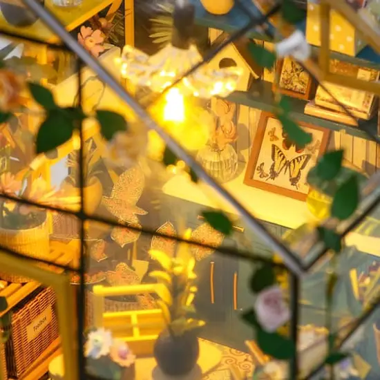 Sparkly Selections Sunshine Flower Green House DIY Miniature Kit {12}