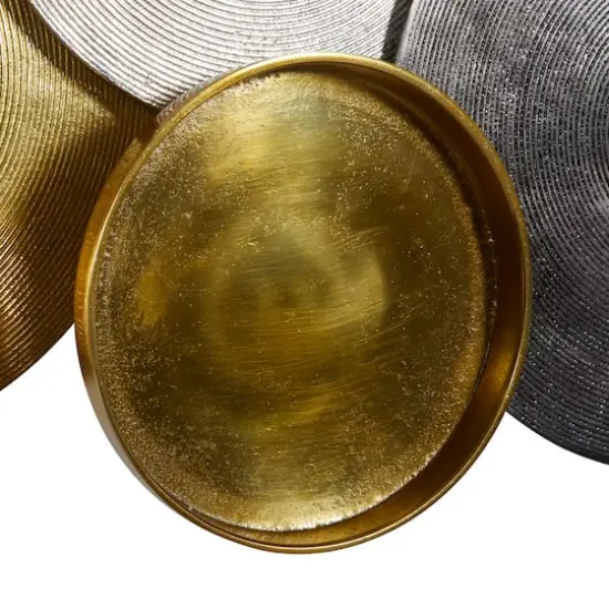 Gold, Silver & Gray Aluminum Wall D&eacute;cor {4}