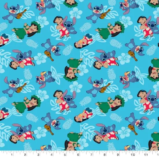 Disney&reg; Lilo & Stitch Flowers Cotton Fabric {1}