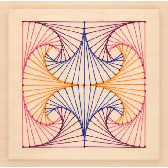 Leisure Arts&reg; Royal Jester Stitched String Art Shadow Box Kit {3}