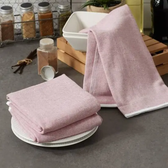 DII&reg; Barn Red Chambray Terry Dishtowels, 3ct. {8}