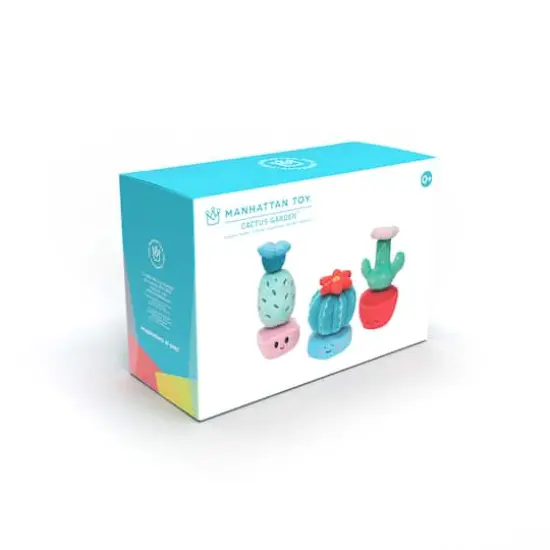 Manhattan Toy® Cactus Garden™ 9 Piece Mix & Match Magnetic Plush Stacking Toy Playset {8}