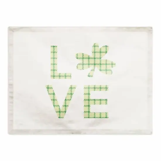 Love Clover Poly Twill Placemat {1}
