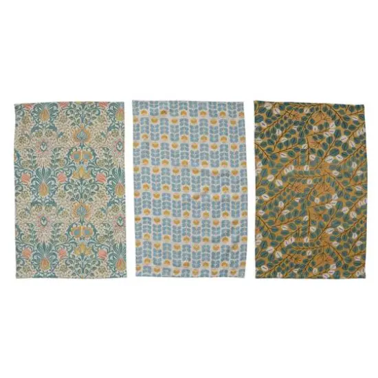 Hello Honey&reg; Multicolor Patterned Cotton Tea Towel Set {1}