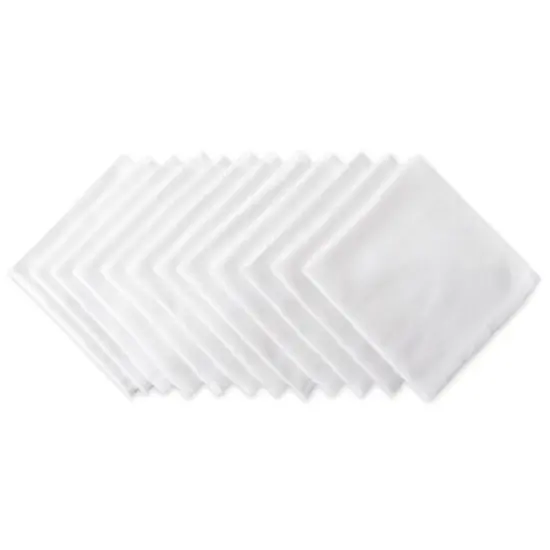 DII&reg; Cloth Buffet Napkins, 12ct. White {2}
