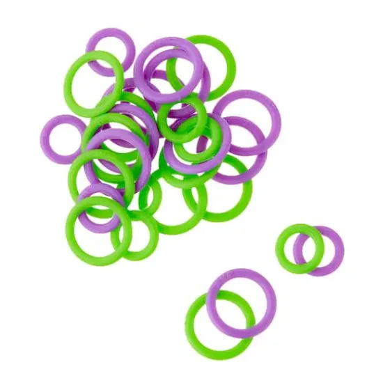 Clover Soft Stitch Ring Markers {4}