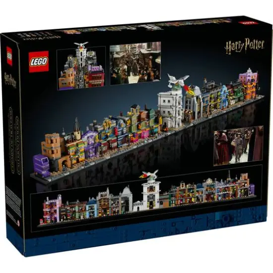LEGO&reg; Harry Potter&trade; Diagon Alley&trade; Wizarding Shops, Wizard Set for Adults 76444 {4}