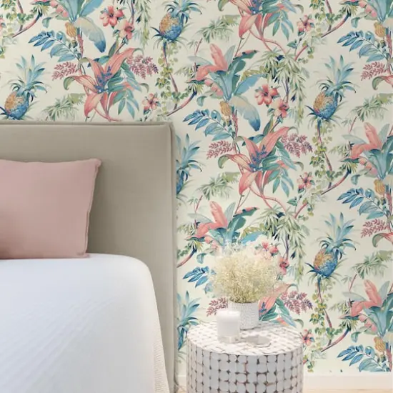 Tommy Bahama Malay Botanic Peel & Stick Wallpaper Oyster {4}