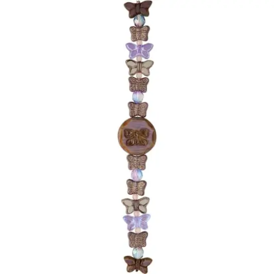 Purple Czech Glass Butterfly Bead Mix by Bead Landing&trade; {4}