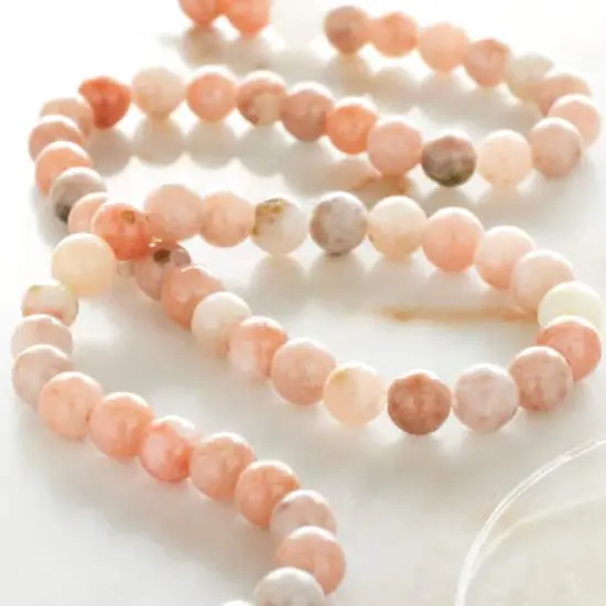Pink Mix Sesame Jasper Round Beads, 4mm by Bead Landing&trade; {3}