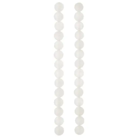 White Quartzite Round Beads, 8mm by Bead Landing&trade; {4}