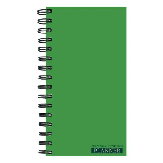 TF Publishing 2025 Green Grass Small Weekly Monthly Spiral Planner {1}