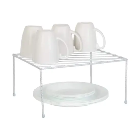 Laura Ashley White Speckled Medium Helper Shelf {3}
